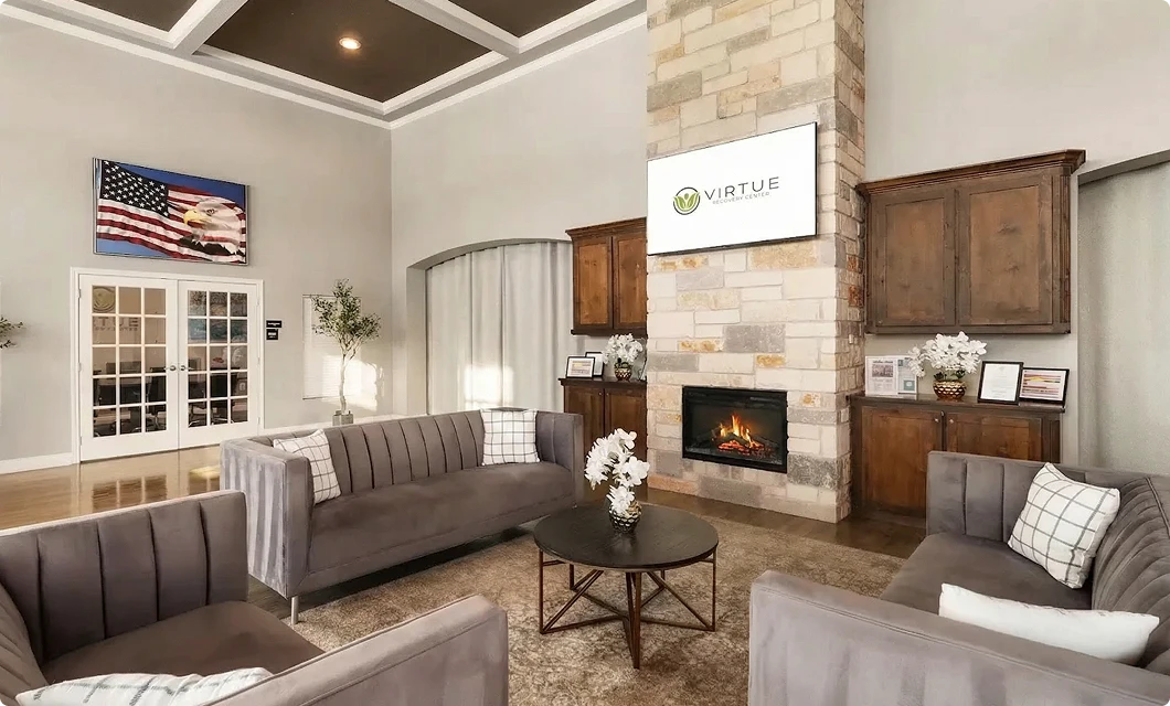 The lobby at Virtue Recovery Center Killeen